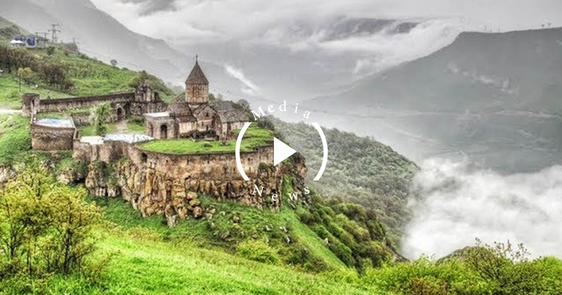 Татевский монастырь в Армении осенью